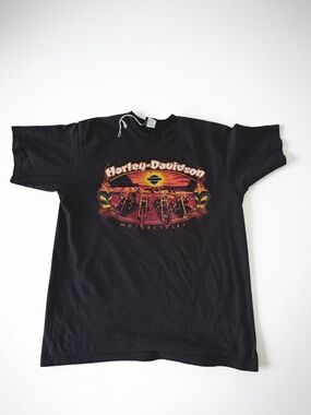 HARLEY DAVIDSON El Paso Texas - Men's Black Cotton T-Shirt - Size Medium